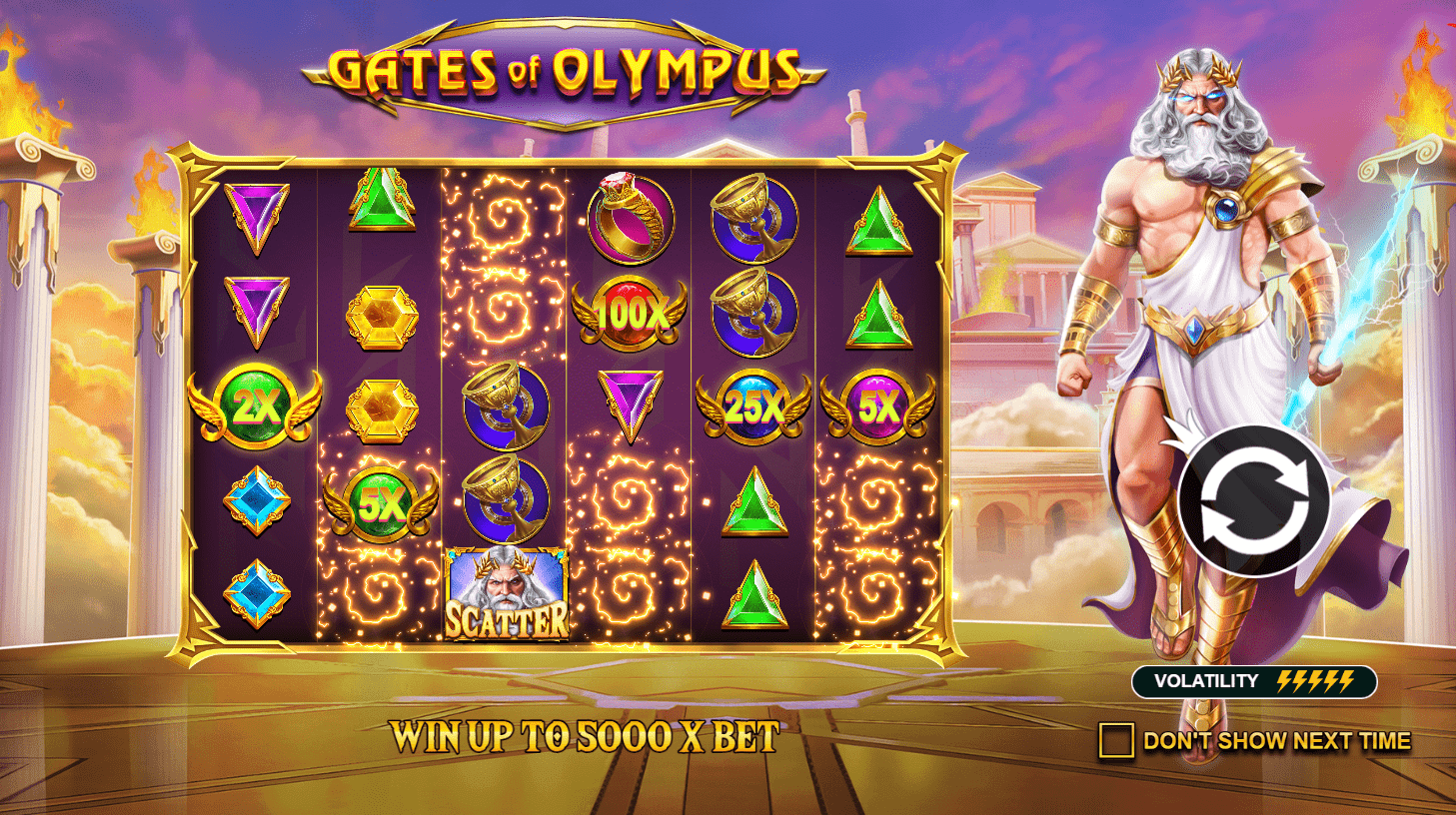 gates of olympus play free in pin up